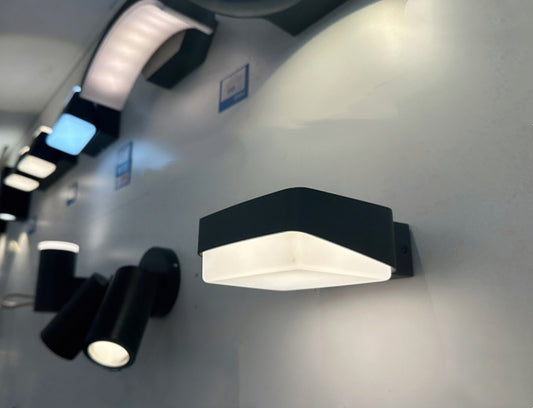 Anthracite LED Outdoor Light IP65 A-Pukaki 3000K - Galaxy Lighting NZ