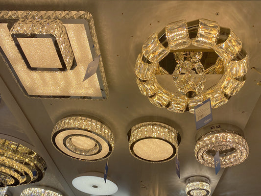 Luxury Crystal Ceiling Light C133-50cm - Galaxy Lighting NZ