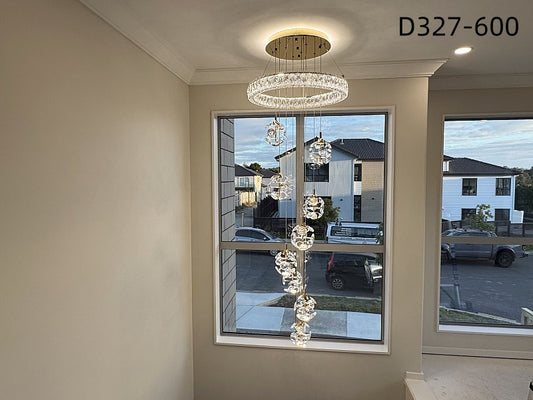 Color Change LED Drop Light With Remote Control D327-600,Two Sizes - Galaxy Lighting NZ