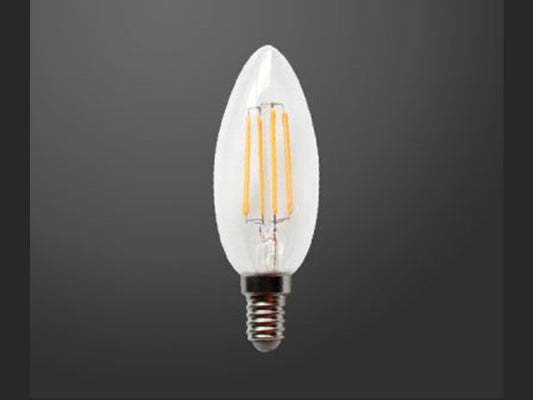 4W LED Vintage Filament light Bulb L101-E14-6000K - Galaxy Lighting NZ