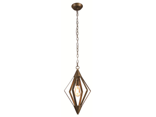 Small Bronze Pendant Light P120 - Galaxy Lighting NZ