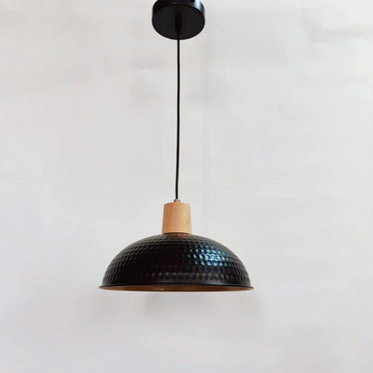 Vintage Black Lamshade Pendant Light P158-Black - Galaxy Lighting NZ