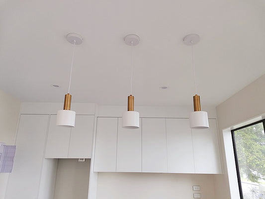 Pendant Light P159-White (DEMO) - Galaxy Lighting NZ