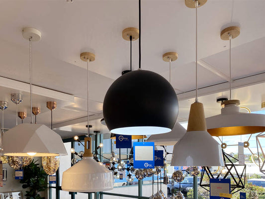 White Colour Interior Modern Pendant Light P108-B - Galaxy Lighting NZ