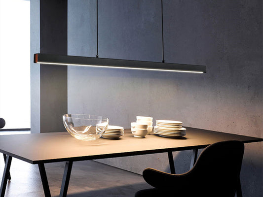Modern Black LED Pendant Bar Light P212-1.5M - Galaxy Lighting NZ