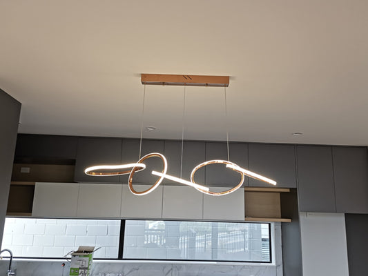 Rose Gold LED Pendant Light P328-1.5M - Galaxy Lighting NZ