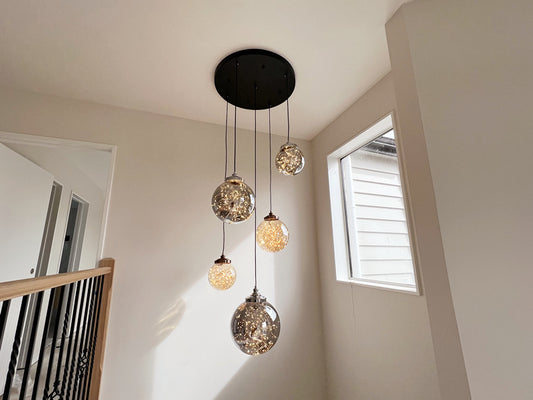 LED Drop Light P410-5Lamps-60cm - Galaxy Lighting NZ