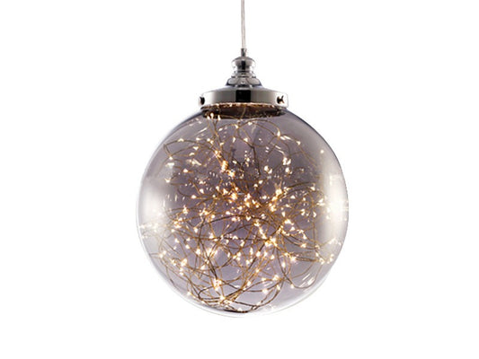Smokey Grey LED Pendant Light, Single Light P410-20W - Galaxy Lighting NZ