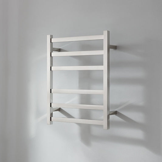 Mirror finished Heated Towel Rail 500*640mm 6 Bars # - Galaxy Lighting NZ