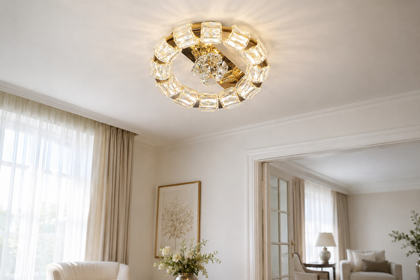 Crystal ceiling lights