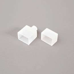 End Caps for 12x17mm Side Bend Neon Flex - Top cable exit (pair)