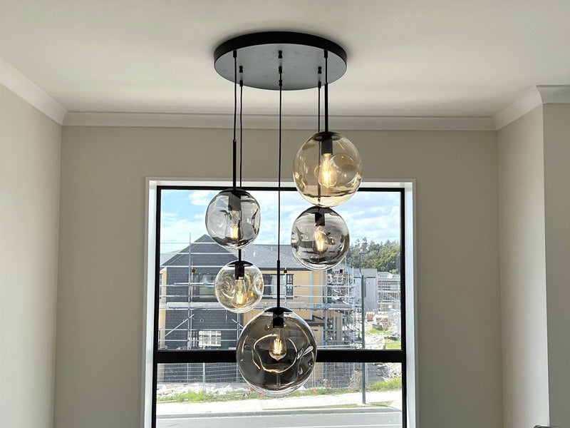 Glass Pendant Light P137-50cm - Galaxy Lighting NZ
