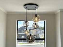 Glass Pendant Light P137-50cm - Galaxy Lighting NZ