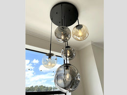 Glass Pendant Light P137-50cm - Galaxy Lighting NZ