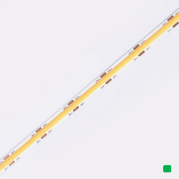 Dot-Free COB LED Strip 10W/m, 24V, IP20, 5m Reel - Green