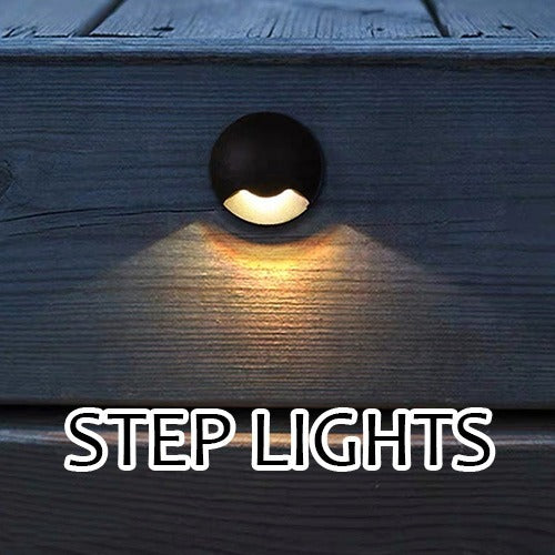 LED Interior Step Light S124-Black - Galaxy Lighting NZ