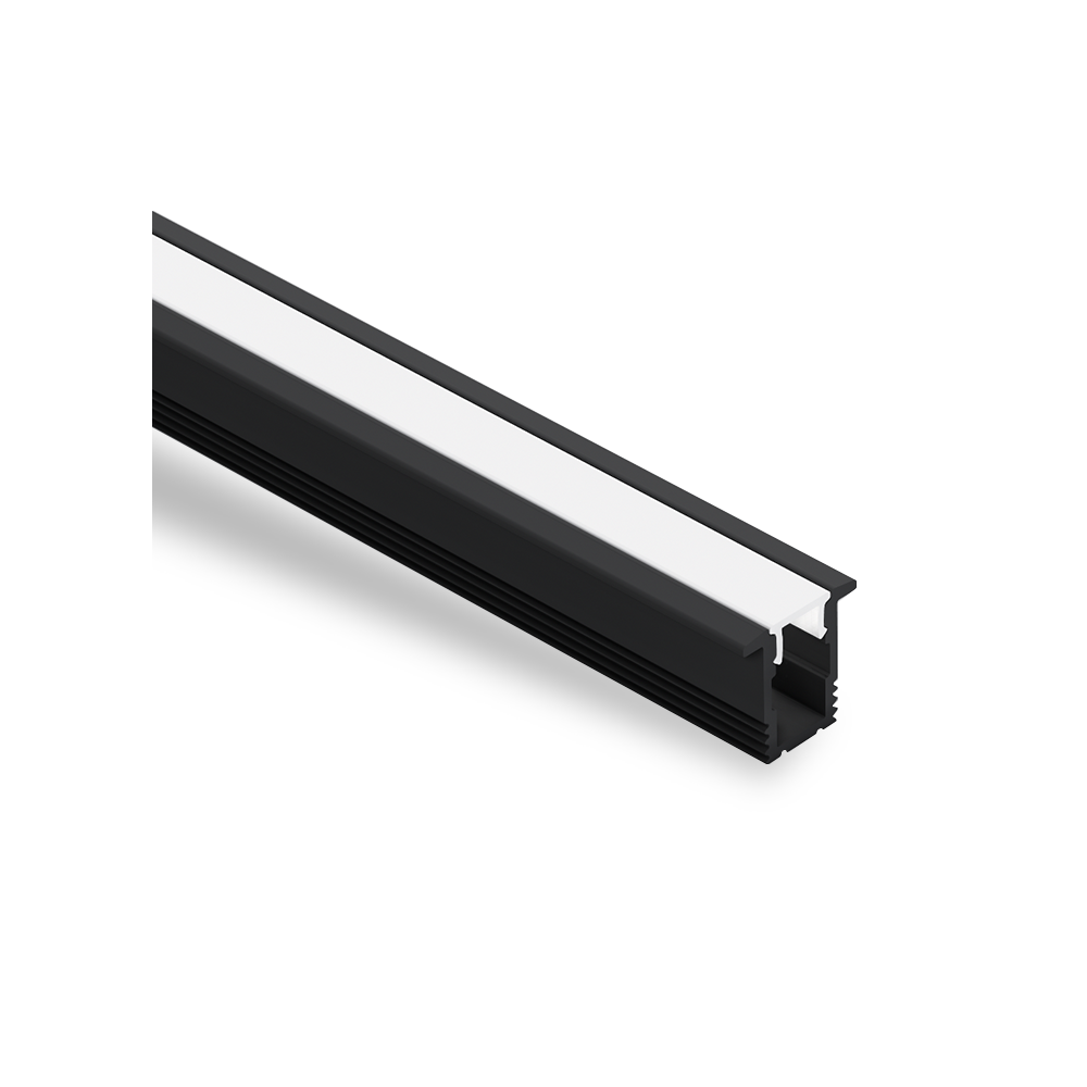 LS1212 Recessed Aluminium Profile, 2.5m