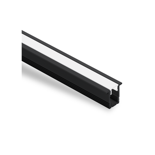 LS1212 Recessed Aluminium Profile, 2.5m