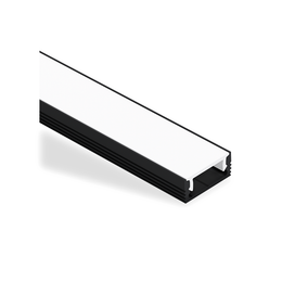 LS1607 Shallow Surface Aluminium Profile, 2.5m