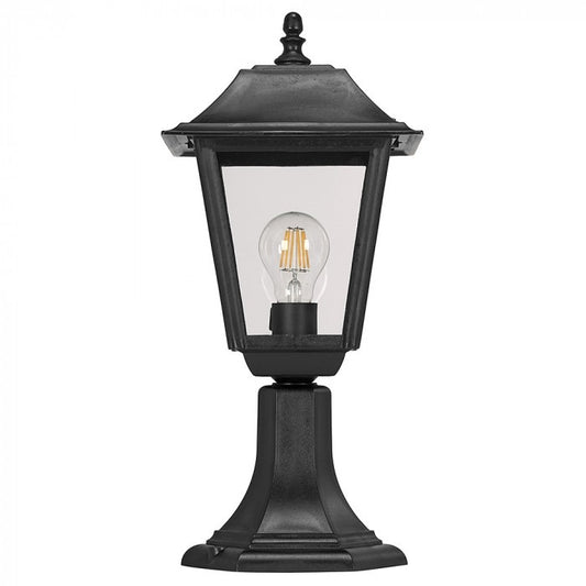 Square Pedastal Wall Top Mount Lantern Bollard Light A-DUT7025 - Galaxy Lighting NZ