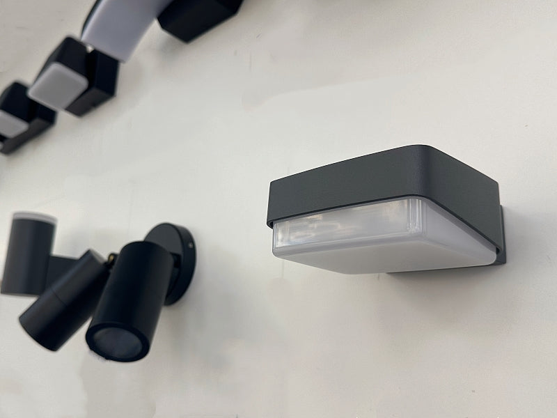Anthracite LED Outdoor Light IP65 A-Pukaki 3000K - Galaxy Lighting NZ