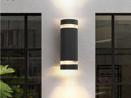 Outdoor Light A103-Black - Galaxy Lighting NZ