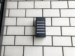 Outdoor Light A104-Black - Galaxy Lighting NZ