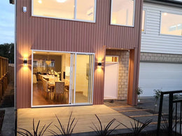 Black Outdoor Light A108-B - Galaxy Lighting NZ
