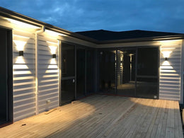 Black Outdoor Light A109-B - Galaxy Lighting NZ
