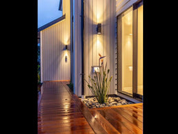 Up/Down Outdoor Light A117-Black - Galaxy Lighting NZ