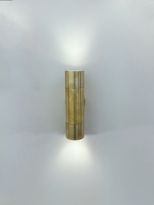 Brass Gold Up/Down Outdoor Light A123-Gold - Galaxy Lighting NZ