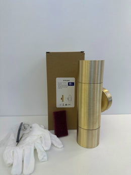Brass Gold Up/Down Outdoor Light A123-Gold - Galaxy Lighting NZ