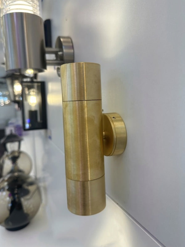 Brass Gold Up/Down Outdoor Light A123-Gold - Galaxy Lighting NZ