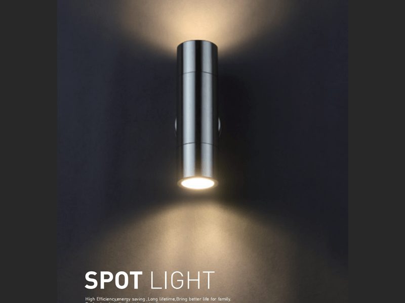Up/Down Outdoor Light A123-Silver - Galaxy Lighting NZ