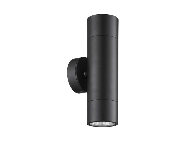 LED Black Up/Down Outdoor Light IP65 A206-B-CCT - Galaxy Lighting NZ