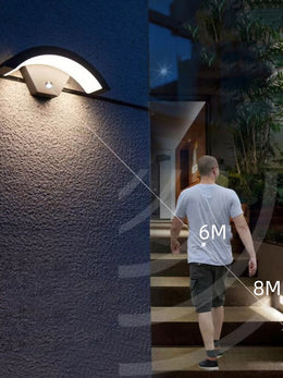 Sensor Black LED Outdoor Light A221-Sensor - Galaxy Lighting NZ