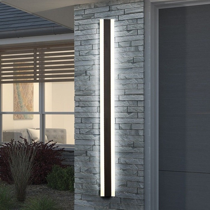 Black LED Outdoor Light A226-1m-CCT 3000K/4000K/6000K - Galaxy Lighting NZ