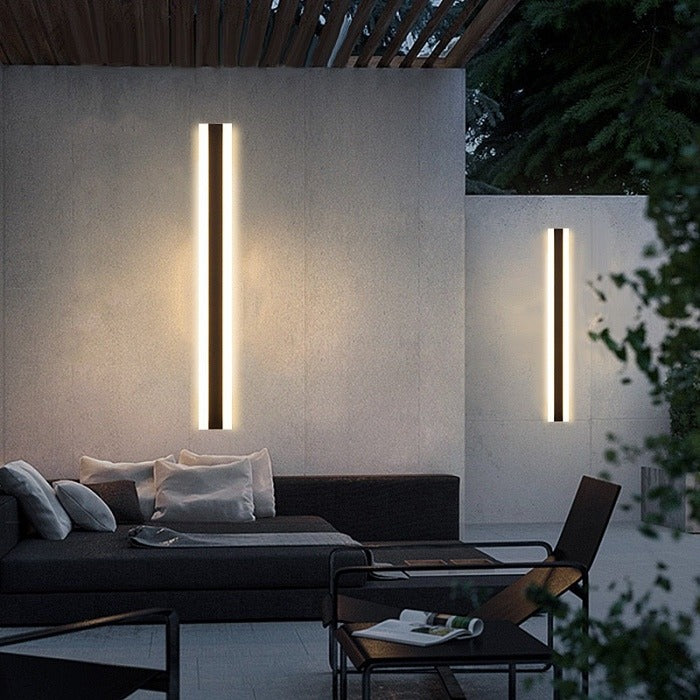 Black LED Outdoor Light A226-1m-CCT 3000K/4000K/6000K - Galaxy Lighting NZ