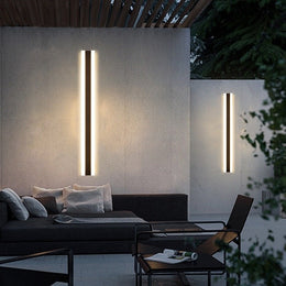 Black LED Outdoor Light A226-1m-CCT 3000K/4000K/6000K - Galaxy Lighting NZ