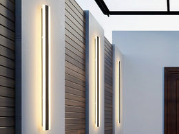 Black LED Outdoor Light A226-1m-CCT 3000K/4000K/6000K - Galaxy Lighting NZ