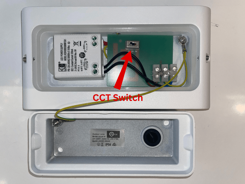 LED White Outdoor Light A228-White-CCT 3000K/4000K/6000K - Galaxy Lighting NZ
