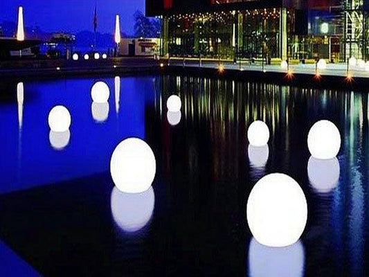 LED Garden Light RGB Ball 30cm - Galaxy Lighting NZ