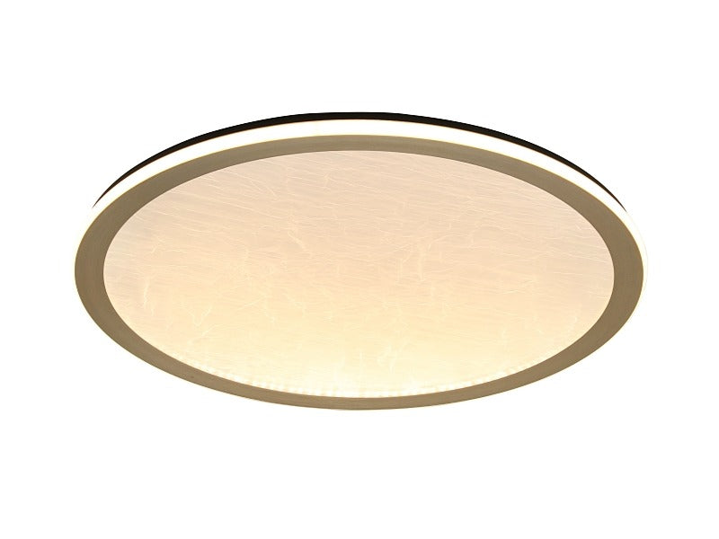 Brush Gold LED Ceiling Light, Three Color Change C104-50cm,Two Size - Galaxy Lighting NZ
