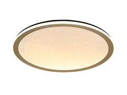 Brush Gold LED Ceiling Light, Three Color Change C104-50cm,Two Size - Galaxy Lighting NZ