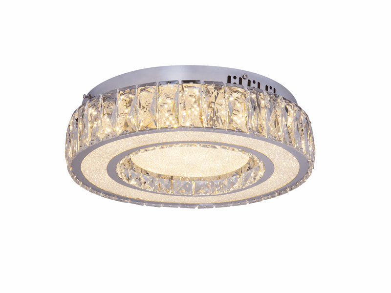 Crystal LED Ceiling Light C134-40cm-4000K - Galaxy Lighting NZ