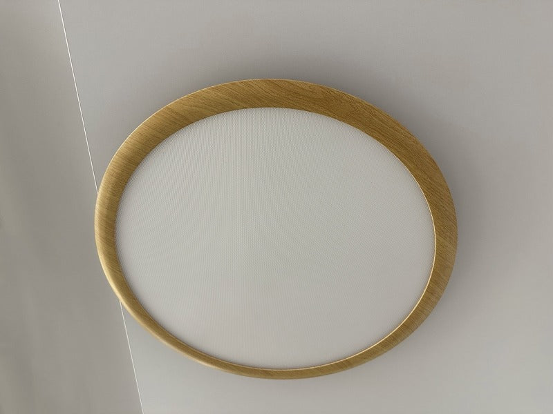 Pine Wood LED Ceiling Light, Three Color Change C108-50cm-CCT - Galaxy Lighting NZ