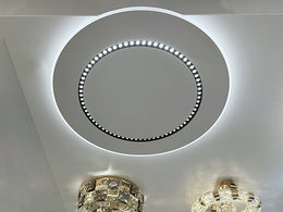 Remote Control LED Ceiling Light With Spot Light C114-86cm - Galaxy Lighting NZ