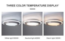 LED Ceiling FAN Light With Remote Control, C117-50cm-CCT(DEMO) - Galaxy Lighting NZ