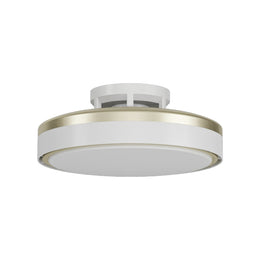 LED Ceiling Fan Light C127-Gold, white and gold