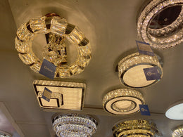 Luxury Crystal Ceiling Light C133-50cm - Galaxy Lighting NZ